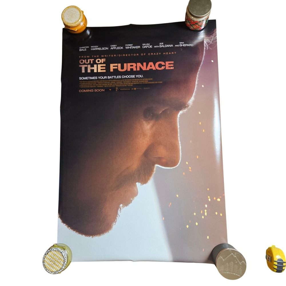 Out of the Furnace 2013 Promo Movie Poster 27x40 Christian Bale Casey Affleck